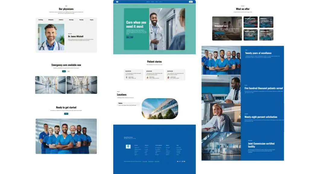CareBridge Health Hospital bg mockup