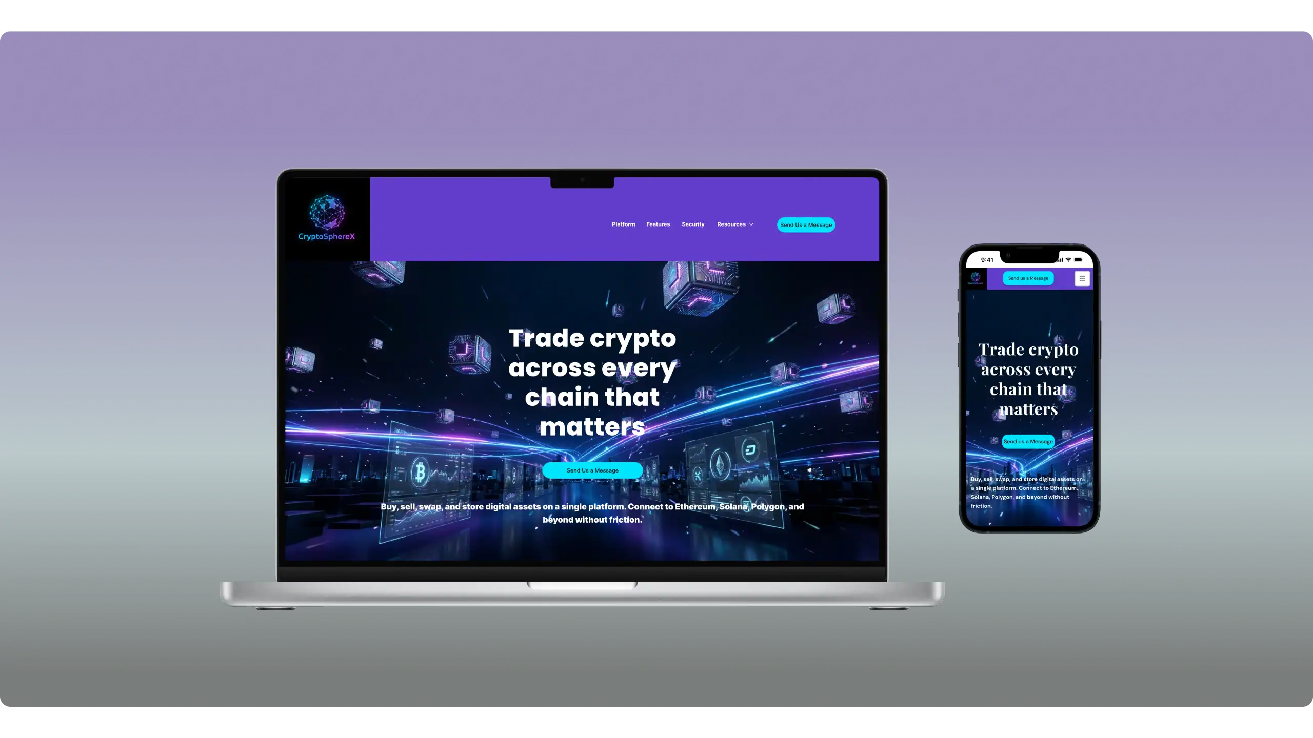 CryptoSphereX main Bg