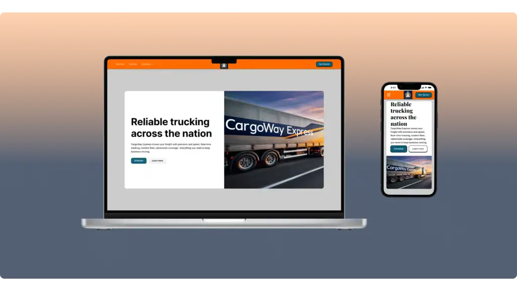 CargoWay Logistics Website